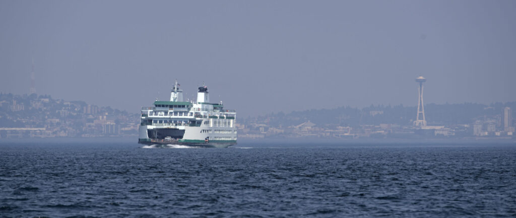 ferry on Puget Sound in Seattle